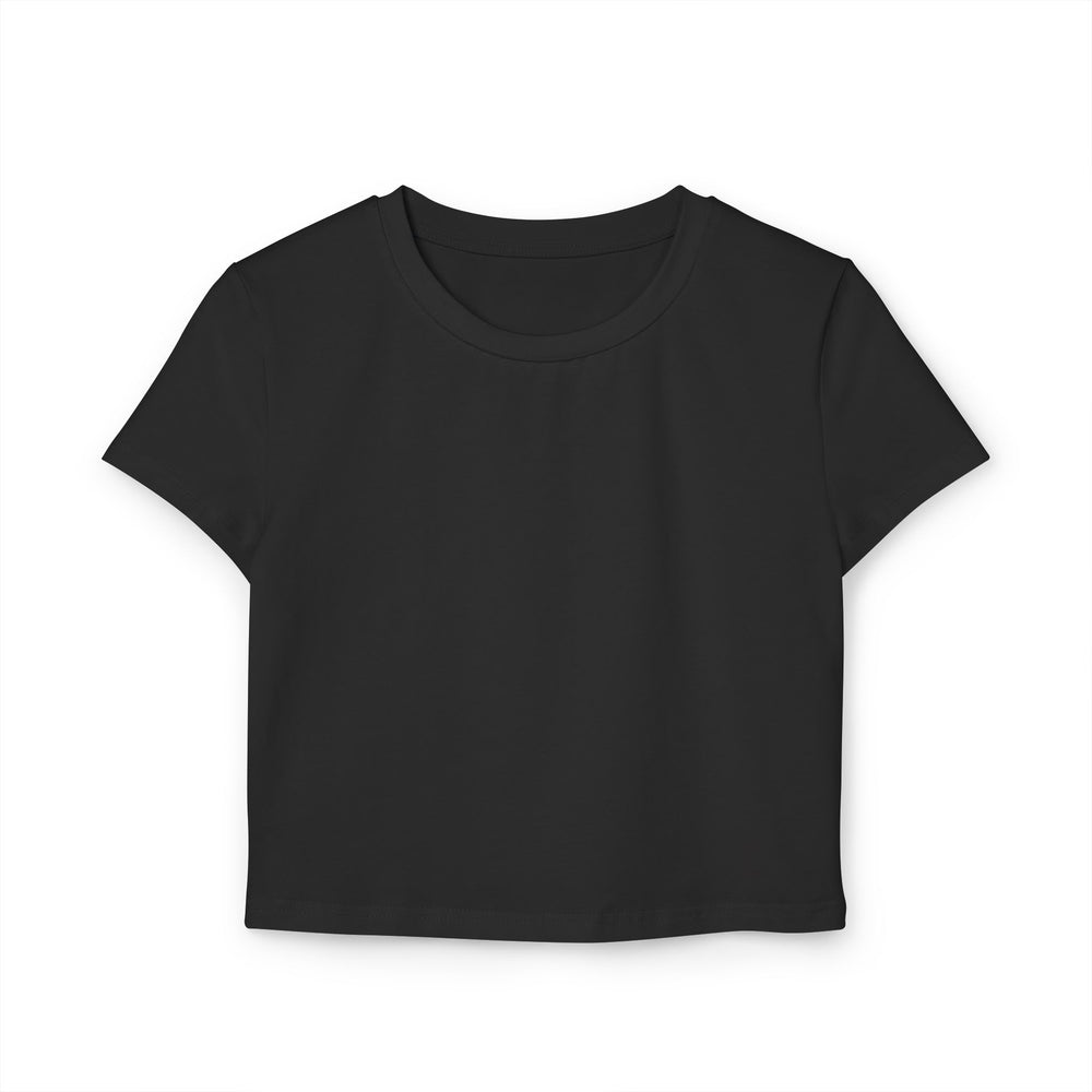Baby Tee — 'I Flirt as a Joke and Panic When It Works' Funny Graphic Tee