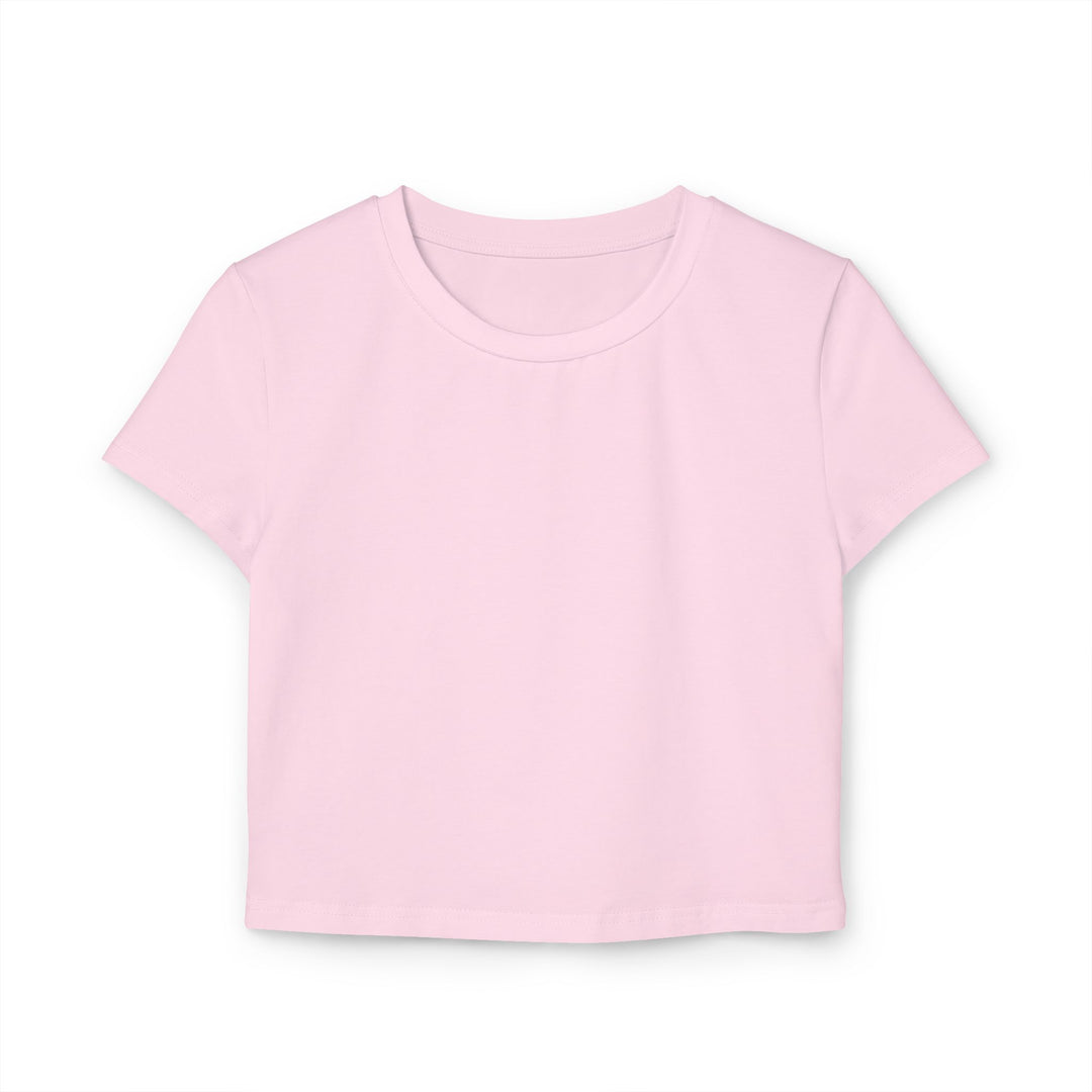 Baby Tee — 'I Flirt as a Joke and Panic When It Works' Funny Graphic Tee