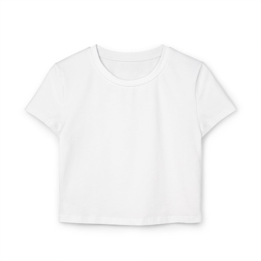 Baby Tee — 'I Flirt as a Joke and Panic When It Works' Funny Graphic Tee