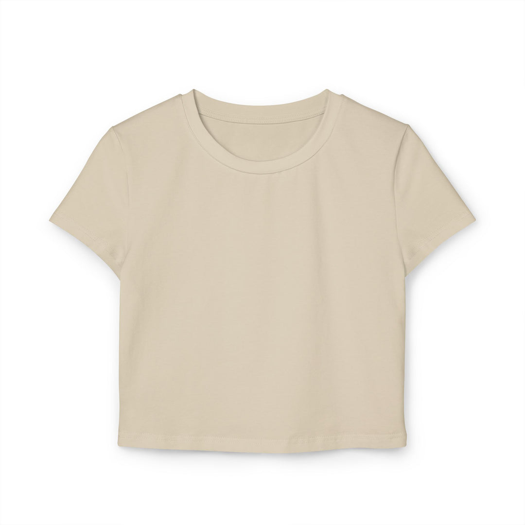 Baby Tee — 'I Flirt as a Joke and Panic When It Works' Funny Graphic Tee