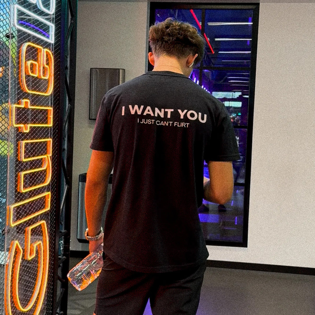 I WANT YOU, I JUST CAN’T FLIRT T-SHIRT