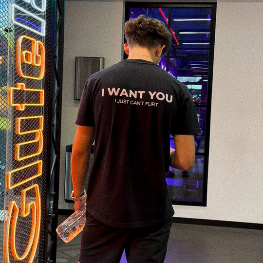 I WANT YOU, I JUST CAN’T FLIRT T-SHIRT