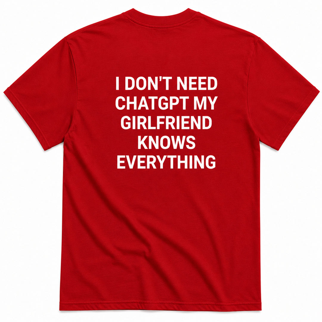 I DON'T NEED CHATGPT T-SHIRT