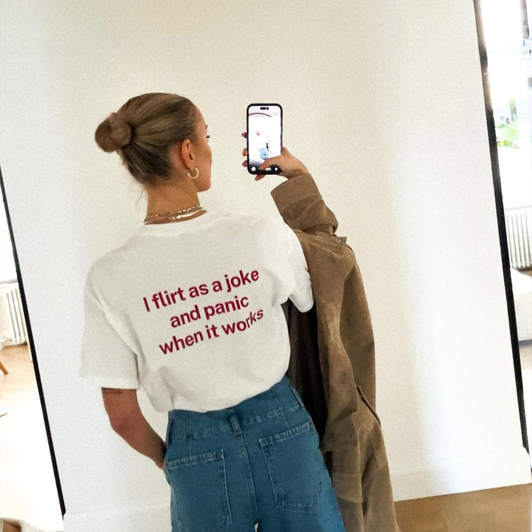 FLIRT AS A JOKE T-SHIRT