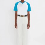 Exclusive Football T-Shirt In Blue Regular