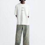 Henley linen-blend T-shirt