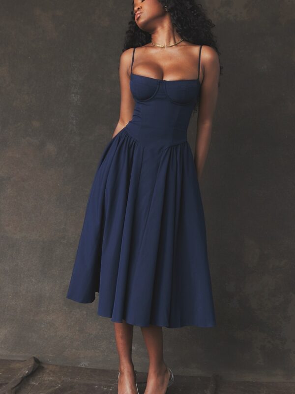 EclecticEleganceSweetheartNeckMidiCamiDress0