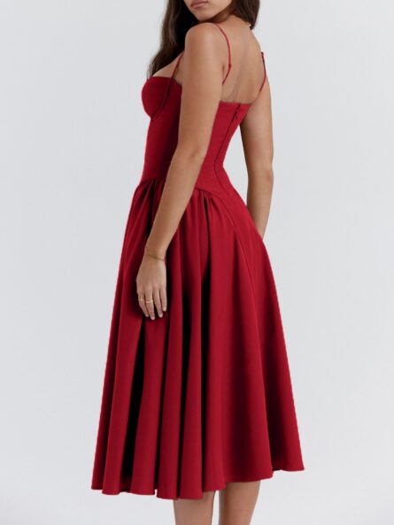 Sweetheart Neck Midi Cami Dress - Image 11