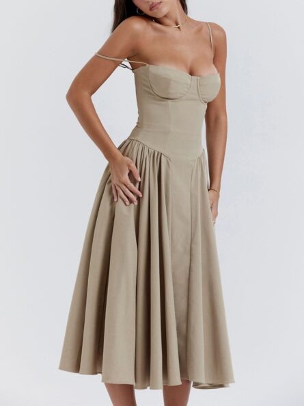 Sweetheart Neck Midi Cami Dress - Image 16