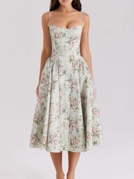 Sweetheart Neck Midi Cami Dress - Image 14