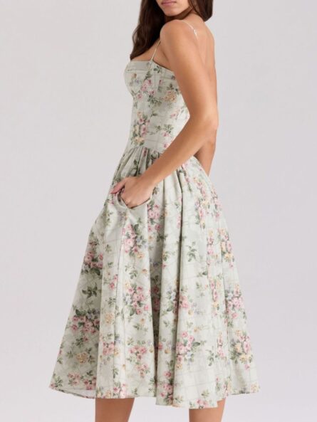 Sweetheart Neck Midi Cami Dress - Image 13