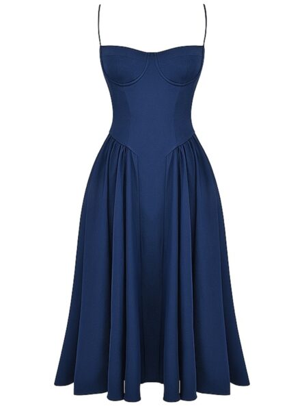 Sweetheart Neck Midi Cami Dress - Image 3