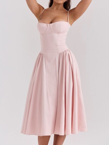 Sweetheart Neck Midi Cami Dress - Image 7