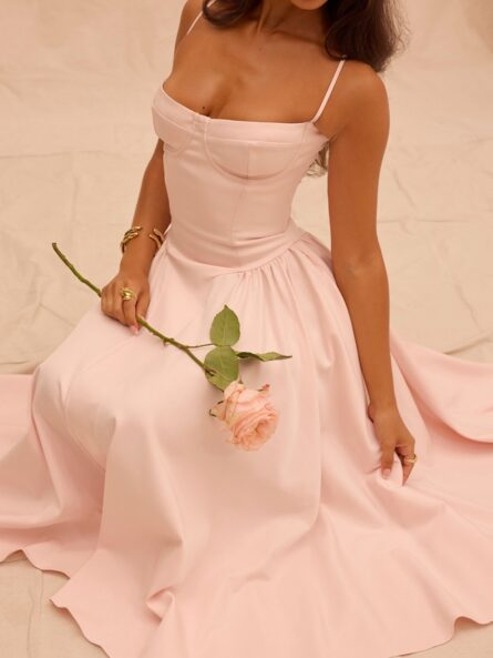 Sweetheart Neck Midi Cami Dress - Image 9