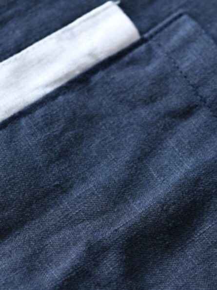 Men's Plus Size Casual Button Detail Shirt with Pocket - Image 5