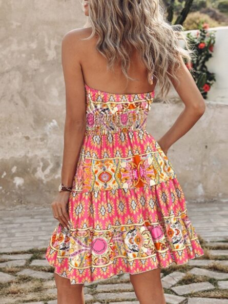 Paisley Print Halter Neck Mini Dress - Image 18