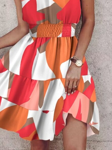 Paisley Print Halter Neck Mini Dress - Image 22