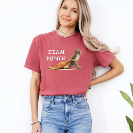 Team Punch Comfort Colors® T-Shirt, Baby Monkey Punch Shirt - Image 3