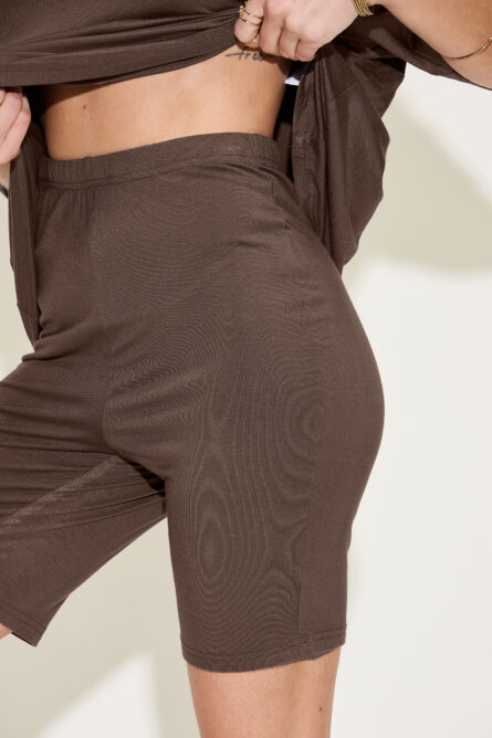 Basic Bae Full Size V-Neck Drop Shoulder T-Shirt and Shorts Set - Image 21