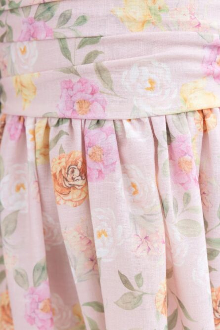 Printed Tie Shoulder Midi Cami Dress - Image 6