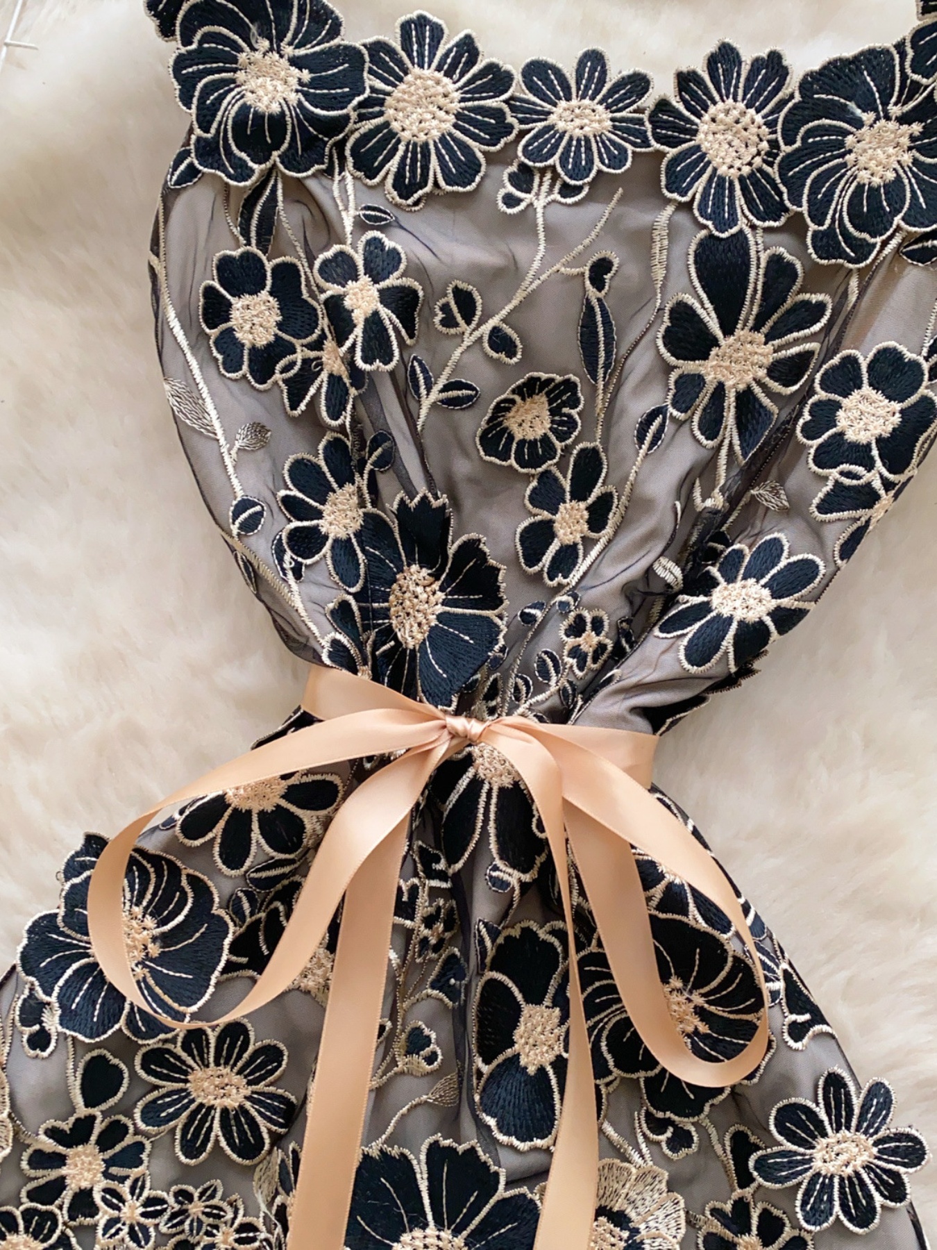 Floral Tie Waist Mini Dress - Image 27