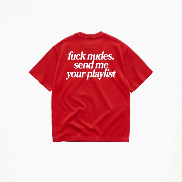 SEND ME YOUR PLAYLIST T-SHIRT - Image 4