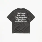 I DON'T KNOW HOW TO FLIRT TEE - Image 4