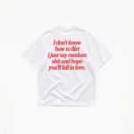 I DON'T KNOW HOW TO FLIRT TEE - Image 2