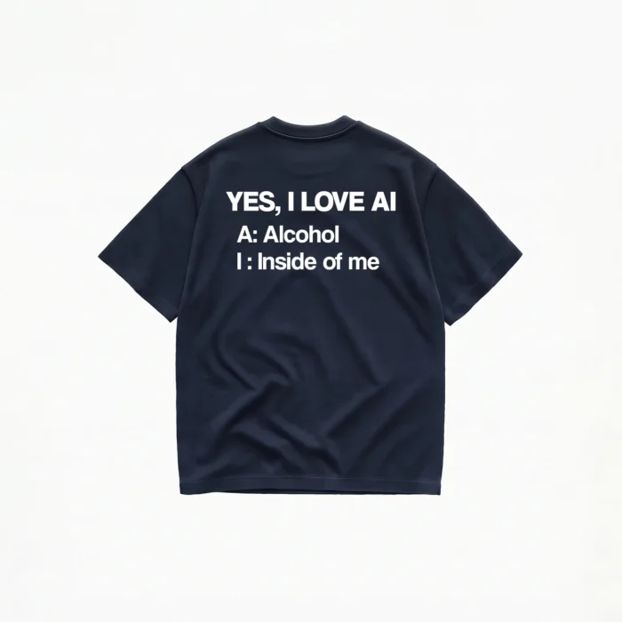 YES I LOVE AI T-SHIRT - Image 6