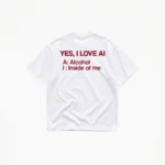 YES I LOVE AI T-SHIRT - Image 2