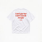I AIN'T GAY BUT I AIN'T EXACTLY NOT GAY T-SHIRT