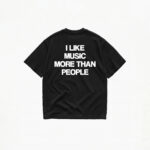I LIKE MUSIC MORE THAN PEOPLE T-SHIRT - Image 2